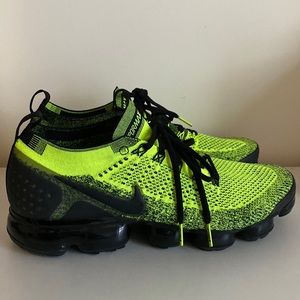 Nike Air VaporMax Flyknit 2 Volt Black Neon